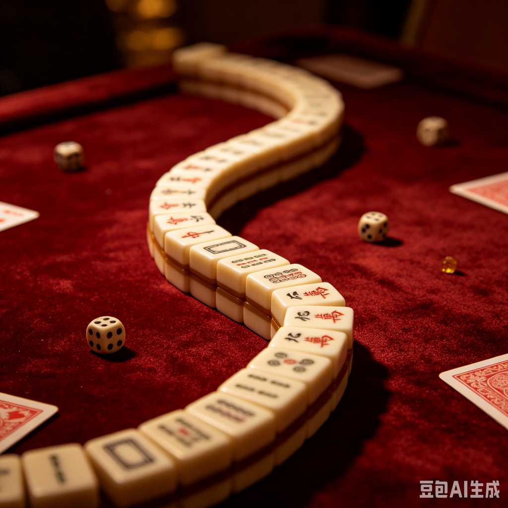 stylish text mahjong set